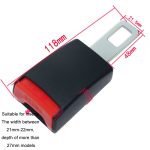 Auto-Sicherheitsgurtverlängerung für schwangere Kinder, 12cm, 26cm, 80cm – Bild 5