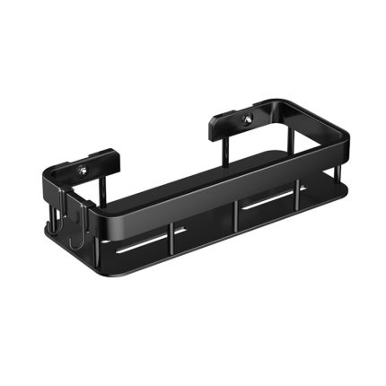 Wandmontiertes Küchen- und Badezimmerregal mit 4 Haken, Only Shelf, Shelf + Pole, Shelf + Cup, Shelf + Pole+Cup