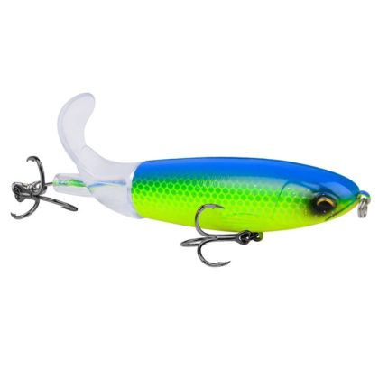 PROBEROS DW601 360 Grad drehbarer Propeller lockt Topwater Tethered Tractor Floating Fake Fish Bait an, 14.5cm/32.5g, 10.5cm/13.5g