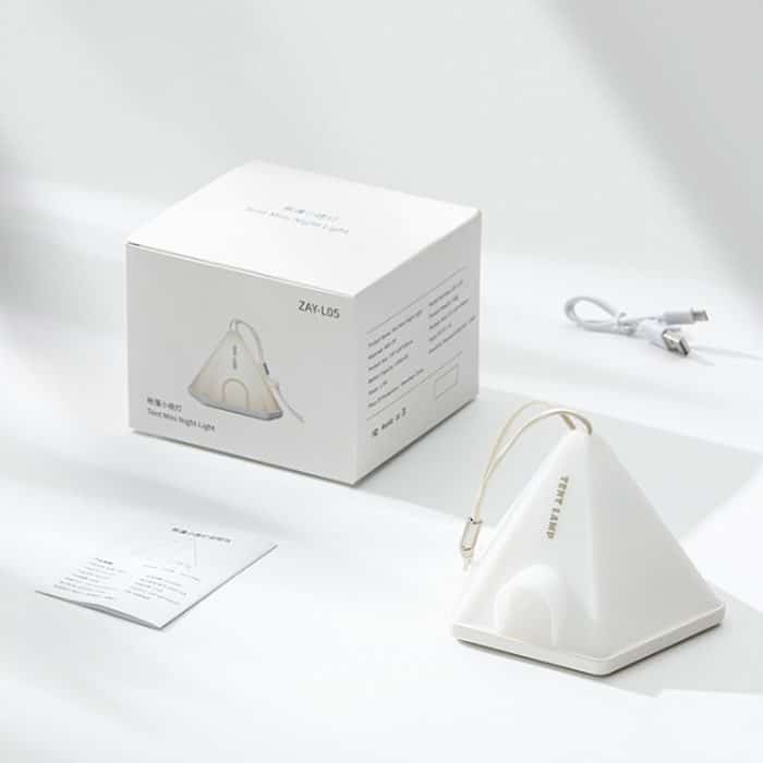 ZAY-L05 Zeltförmiges USB-Lade-Timer-Nachtlicht, wildes Camping-Atmosphärenlicht – Bild 11