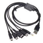 5-in-1-USB-Ladekabel für Wii U / NEW 3DSXL / NEW 3DS / NDS LITE SP / PSP