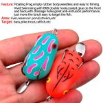 PROBEROS FR039 Mini Thunderfrog Köder Simulation Soft Bait Blackfish Angelköder, 7g/4.5cm – Bild 8