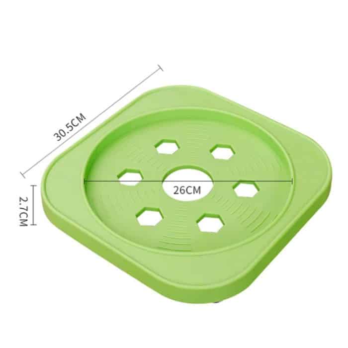 Multifunktionaler Küchen-Gasflaschen-Aufbewahrungsständer, Blumentopf und Eimer, mobiler Ständer, Black Universal Wheel, Green Universal Wheel, Blue Universal Wheel, Black Straight Wheel, Green Straight Wheel, Blue Straight Wheel – Bild 2