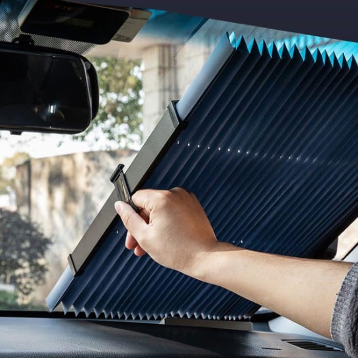 Car Front Gear Auto Retractable Sunshade Household Plissee Window Covering, 46 x 120cm, 65 x 150cm, 70 x 155cm, 80 x 185cm – Bild 9