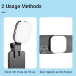 Mini magnetisches Fülllicht, wiederaufladbar, dreifarbiges Temperatur-Selfie-Licht – Bild 7