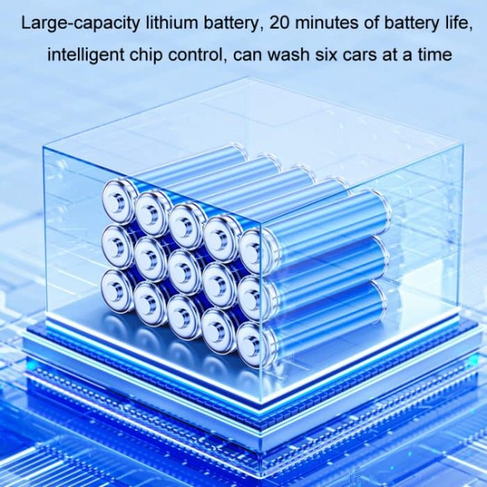 Drahtlose elektrische Schaumgießkanne, Autowaschanlage, Hochdruck-PA-Gartengeräte – Bild 7