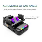 RGB-Fülllicht-Fotolampe mit verstecktem, klappbarem Telefonclip und Kaltschuhschnittstelle, F-615 – Bild 5