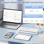 Phomemo M834 Kabelloser Bluetooth-Thermodrucker unterstützt Thermopapier in mehreren Größen – Bild 3