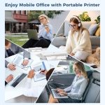 Phomemo M834 Kabelloser Bluetooth-Thermodrucker unterstützt Thermopapier in mehreren Größen – Bild 8