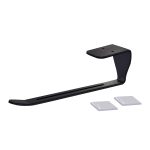 Becherdeckel-Organizer, selbstklebendes Unterschrank-Becherdeckel-Aufbewahrungsregal, Black, Steel Color