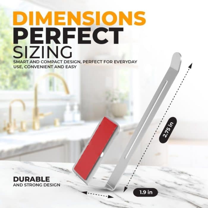 Becherdeckel-Organizer, selbstklebendes Unterschrank-Becherdeckel-Aufbewahrungsregal, Black, Steel Color – Bild 3