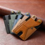 Multifunktionshalterung Magnetische Saugschnalle Telefonkartenetui PU-Leder Kartenaufkleberhalter – Bild 10