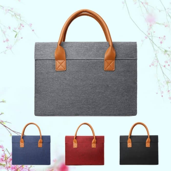 Leichte, tragbare Laptoptasche aus Oxford-Stoff mit PU-Griff, 13.3 Inch, 14 Inch, 15.6 Inch – Bild 2