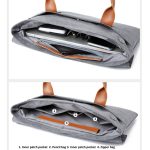 Leichte, tragbare Laptoptasche aus Oxford-Stoff mit PU-Griff, 13.3 Inch, 14 Inch, 15.6 Inch – Bild 6