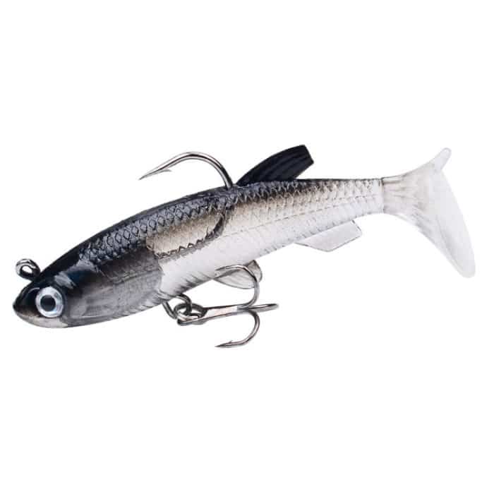PROBEROS DW6087 T-Tail Blei Fisch Weichköder Wolfsbarsch Bootsangeln Bionic Fake Bait, 7.5cm/13.5g – Bild 1