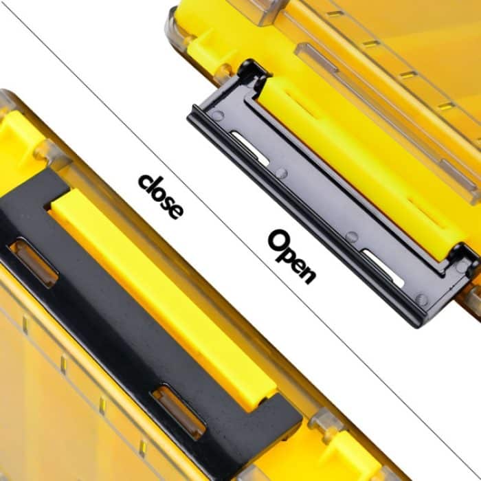 PROBEROS H1000 Doppelseitige Köderbox Handheld-Doppelschicht-Aufbewahrungskoffer für Köderzubehör, A Model, B Model, C Model, D Model – Bild 7