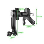 Auto-Klimaanlage-Entlüftungs-Y-förmiger Basis-Handyhalter, Tenth Generation Green, Tenth Generation Balck, Ninth Generatio Green, Ninth Generation Black – Bild 3