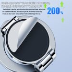 Magnetischer Handyhalter aus Zinklegierung für den Autobildschirm, F122 Black – Bild 8