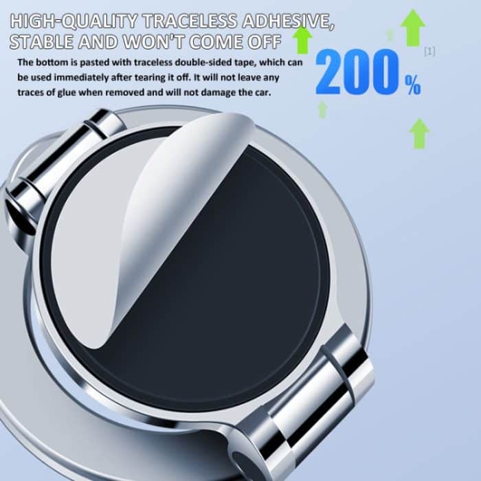 Magnetischer Handyhalter aus Zinklegierung für den Autobildschirm, F122 Black – Bild 8