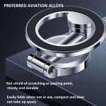 Magnetischer Handyhalter aus Zinklegierung für den Autobildschirm, F122 Black – Bild 9