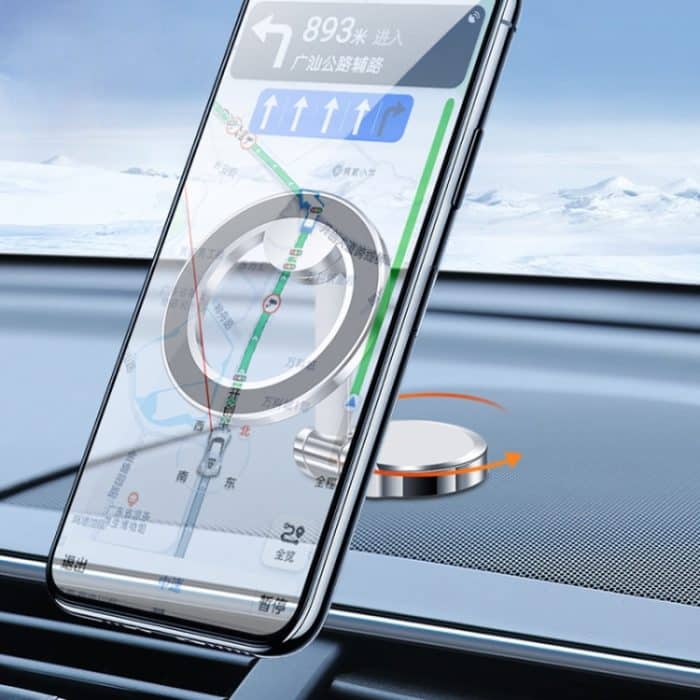 Magnetischer Handyhalter aus Zinklegierung für den Autobildschirm, F122 Black – Bild 10