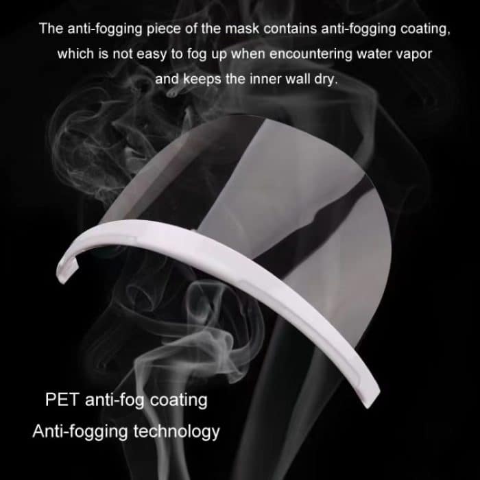 10 Stück/Beutel, recycelbare, transparente Restaurant-Maske, Chef-Antibeschlag- und Anti-Spucke-Kunststoffmasken – Bild 5