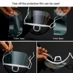 10 Stück/Beutel, recycelbare, transparente Restaurant-Maske, Chef-Antibeschlag- und Anti-Spucke-Kunststoffmasken – Bild 10