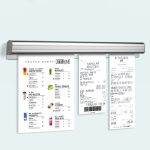 Küchenbestellungshalter Restaurant Takeaway Tickethalter aus Aluminium, 30cm, 40cm, 50cm – Bild 2