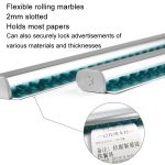 Küchenbestellungshalter Restaurant Takeaway Tickethalter aus Aluminium, 30cm, 40cm, 50cm – Bild 6