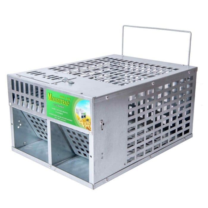 Automatische Mausefalle für den Innenbereich, Käfigfang, Mausefalle, Double Door Large – Bild 1