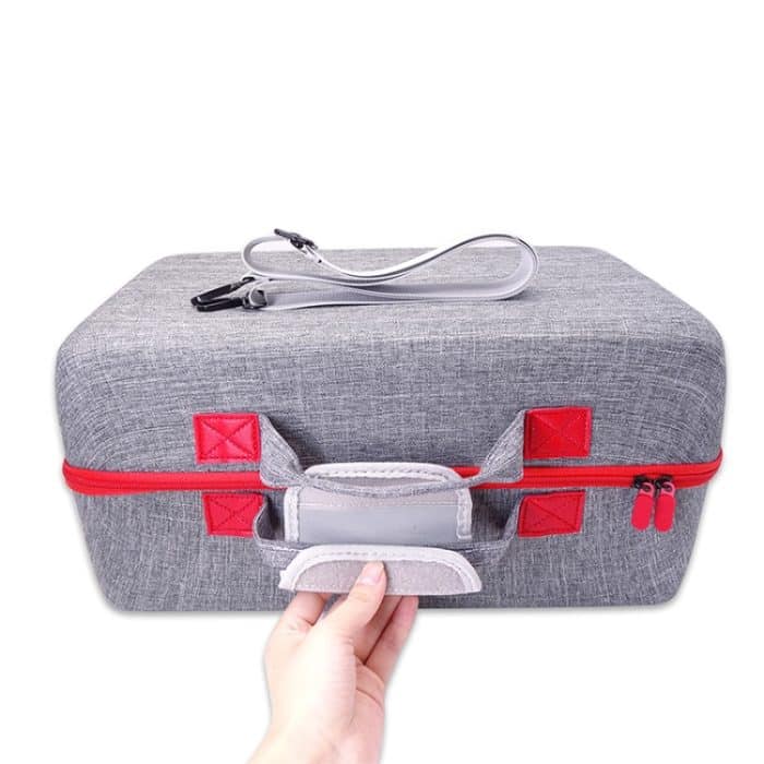 Für PS5 Slim Spielkonsole EVA Aufbewahrungstasche Handtasche Tragetasche, 1900 Black, 1900 Gray – Bild 6