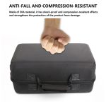 Für PS5 Slim Spielkonsole EVA Aufbewahrungstasche Handtasche Tragetasche, 1900 Black, 1900 Gray – Bild 9