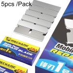 MECHANIC Bildschirmreparatur, kleine Klinge, ultradünn, hochfester Karbonstahl, scharfe Kante, 5pcs /Pack, 100pcs /Pack