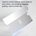 MECHANIC Bildschirmreparatur, kleine Klinge, ultradünn, hochfester Karbonstahl, scharfe Kante, 5pcs /Pack, 100pcs /Pack – Bild 3