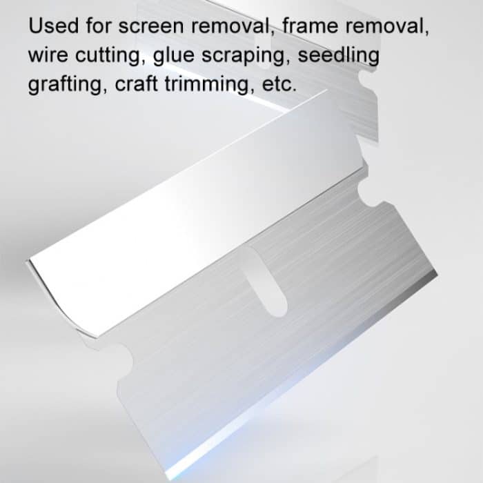 MECHANIC Bildschirmreparatur, kleine Klinge, ultradünn, hochfester Karbonstahl, scharfe Kante, 5pcs /Pack, 100pcs /Pack – Bild 3