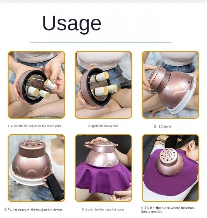 Tragbare Moxibustionsbox, Taille, Bauch, Moxibustionsausrüstung – Bild 9