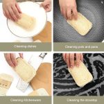 Natürliche Luffa-Spülbürste, Geschirrspülwerkzeug, Luffa-Lappenbürste, Soft Square, Soft Ellipse, Hard Square, Hard Ellipse – Bild 10