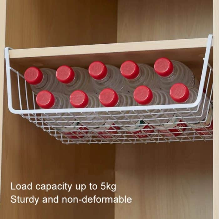 Schrank-Organizer, Metallregal, Küchenschrank unter Hängeregal, 40x25x14cm – Bild 7