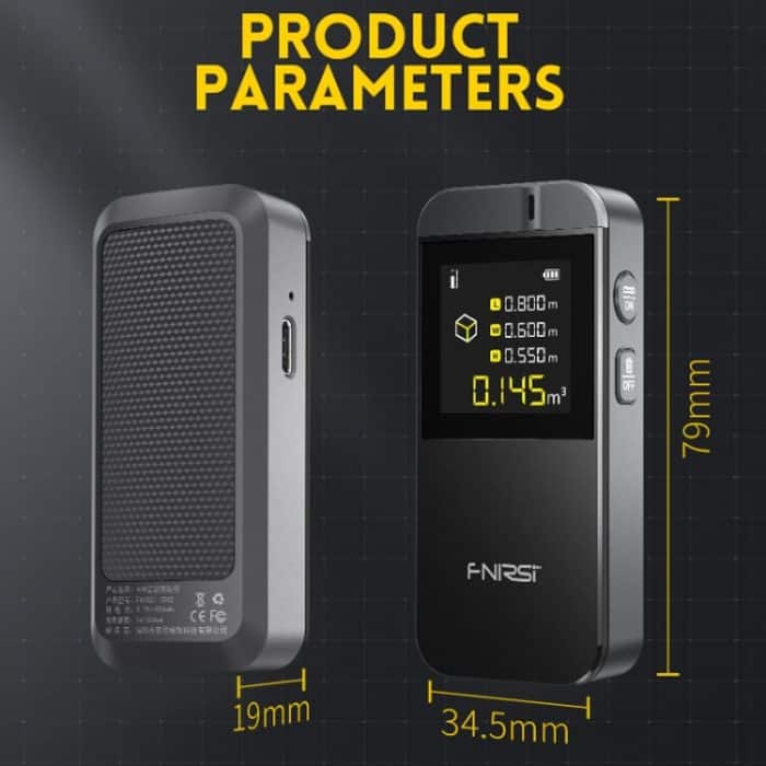 FNIRSI Laser-Entfernungsmesser Infrarot-Messlineal, IR40 – Bild 3