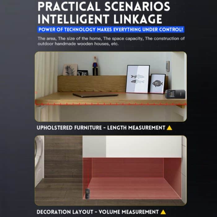 FNIRSI Laser-Entfernungsmesser Infrarot-Messlineal, IR40 – Bild 8