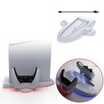 Für PS5 Slim-Konsole DOBE Multifunktionale Ladestation mit RGB-Licht