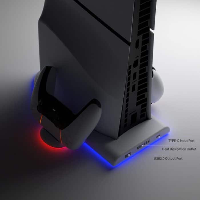 Für PS5 Slim-Konsole DOBE Multifunktionale Ladestation mit RGB-Licht – Bild 7