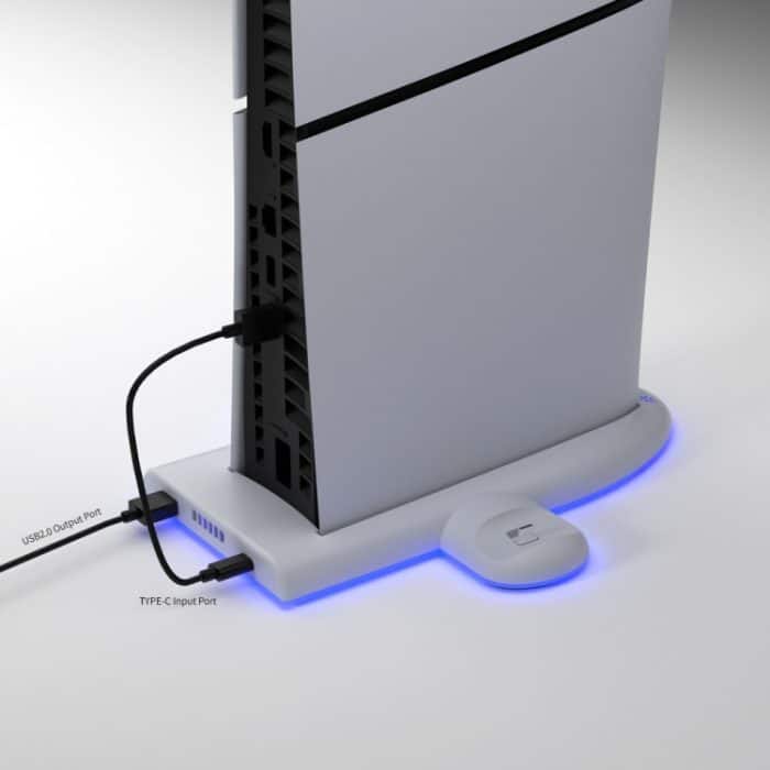 Für PS5 Slim-Konsole DOBE Multifunktionale Ladestation mit RGB-Licht – Bild 9