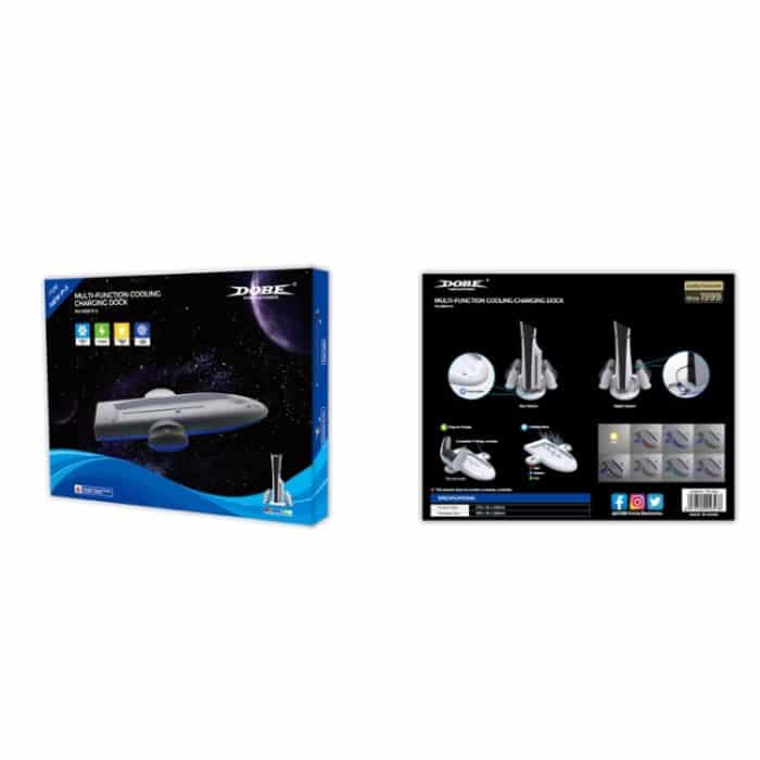 Für PS5 Slim-Konsole DOBE Multifunktionale Ladestation mit RGB-Licht – Bild 10