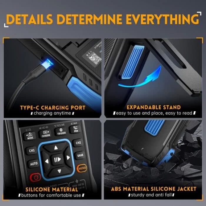 FNIRSI 3-in-1-Hand-Digitaloszilloskop-Zweikanal-Multimeter, 2C23T Standard, 2C23T Upgrade – Bild 5