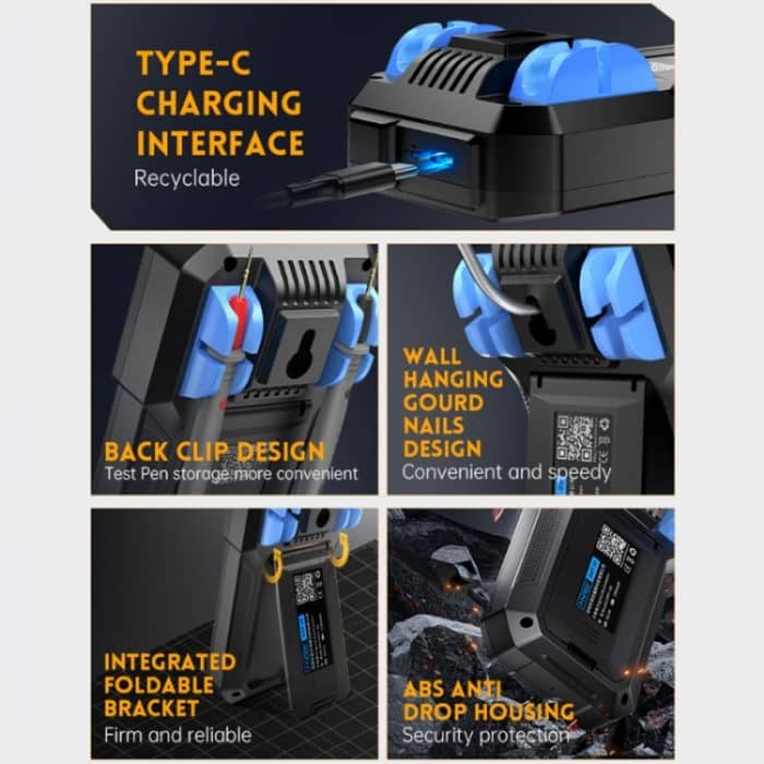 FNIRSI Vollautomatisches, hochpräzises, intelligentes Multimeter mit Digitalanzeige, DMT-99 – Bild 10