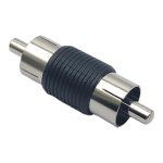 10 Stück RCA-Lotuskopf, gerader Durchgangsstecker, Überwachungs-Audio-Adapter, AV-Stoßverbindung, RCA Male to RCA Male – Bild 2