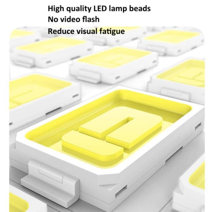 Camping Radfahren Lavalier Lampe Nacht Angeln Licht Drei-Farben-Temperatur Leselampe – Bild 7