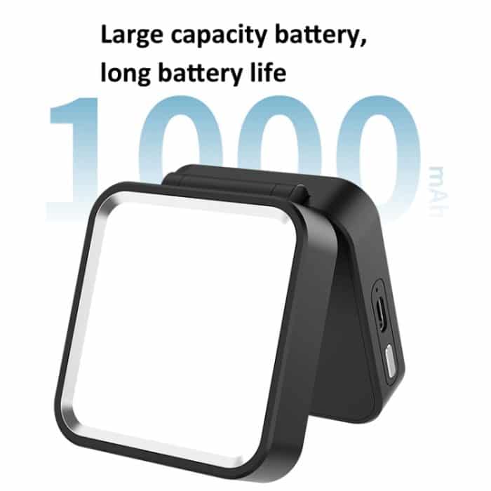 Camping Radfahren Lavalier Lampe Nacht Angeln Licht Drei-Farben-Temperatur Leselampe – Bild 8