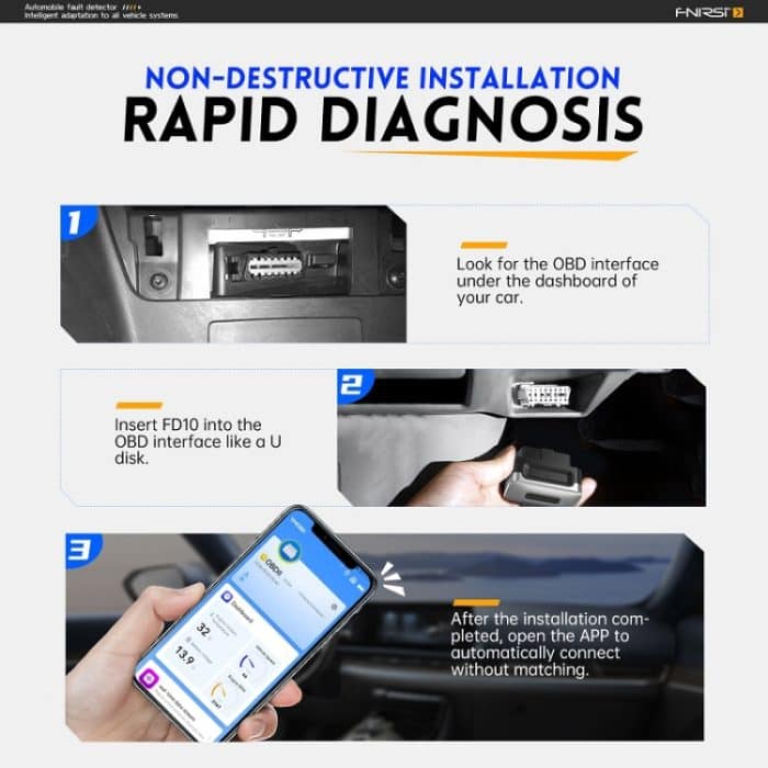 FNIRSI Bluetooth 5.1 Automotor-OBD2-Fehlercode-Diagnosegerät, 32 – Bild 5